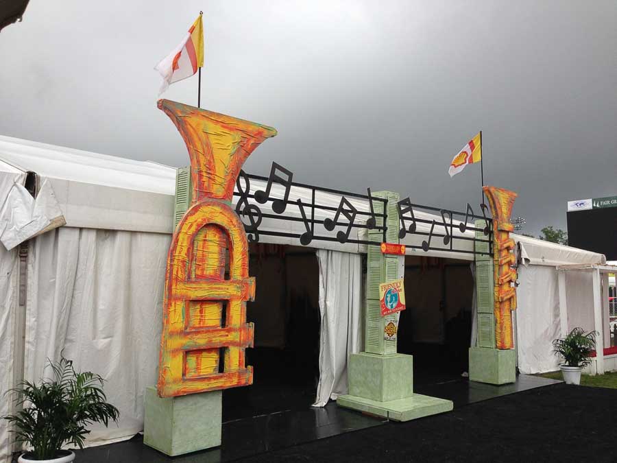74 Shell New Orleans Jazz Fest Prop Design Production Urban Earth Studios Corporate Events