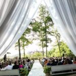 04 White-Sheer-Drape-Wedding-Ceremony-Bride's-Aisle-Entrance