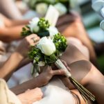 09 Simple-Sleek-Bridemaid's-Bouquets-Green-Hypericum-Roses