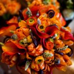 06 Orange-Bridal-Bouquet-Calla-Fern-Coil