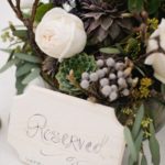 13 Bayou-Outdoor-Wedding-Reception-Succulent-Centerpiece-with-Roses