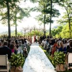 24 Natural Outdoor Garden Wedding Ceremony
