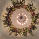 13 6ft-Diam-Natural-Grapevine-Wreath-Chandelier-Greenery