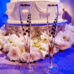22 Champagne-Flutes-And-Wedding-Cake