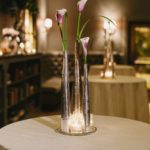 27 Masculine-Wedding-Reception-Arrangement-Bud-Vase-Hammered-with-Silver-Calla-lilies