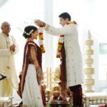 34 Exchange-Of-Flower-Garlands-Hindu-Wedding