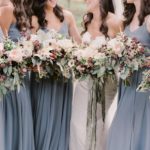 03 Bridemaid-Bouquets-Astilbe-Astrantia-Peach-Garden-Rose