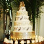 53 Black-Gold-and-White-Wedding-Cake