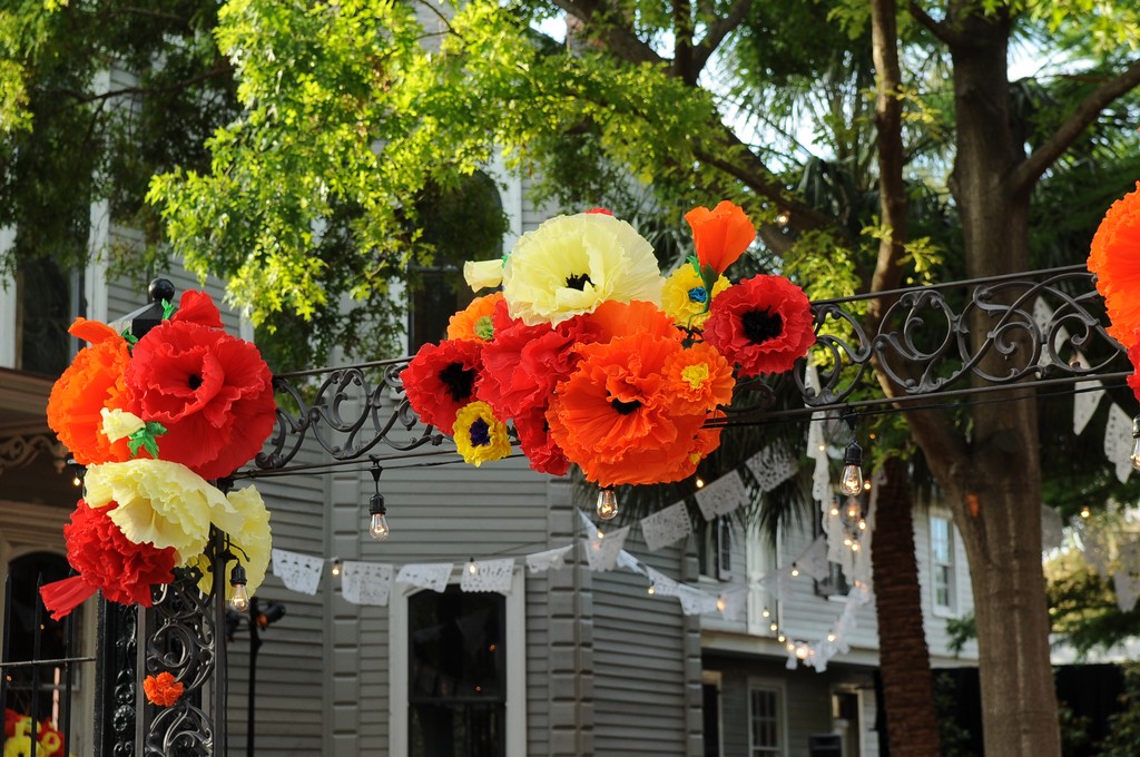 104 Colorful Fiesta Paper Flowers Event Decor Rental Urban Earth Studios