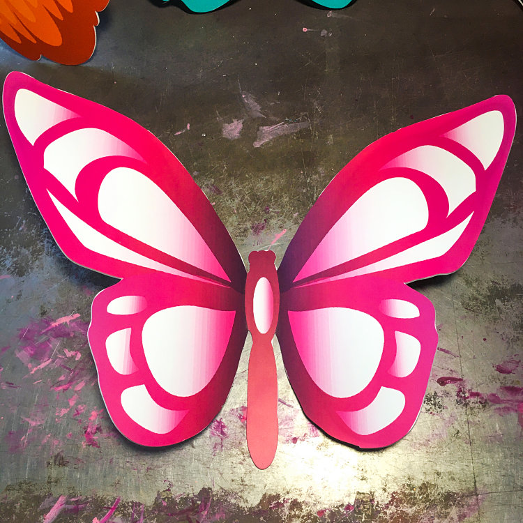 Large Pink Butterfly Mardi Gras House Decor Img 1117 Vivid Opt