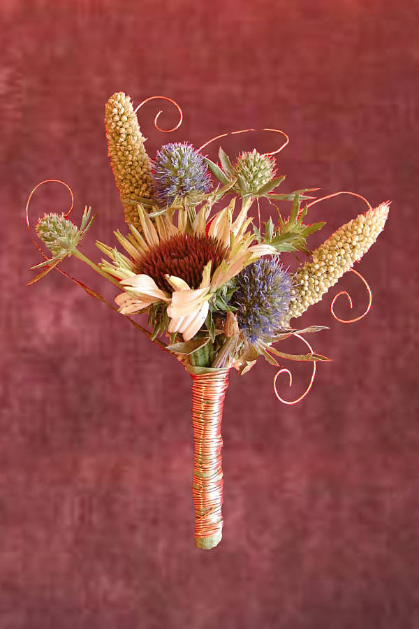 Dried Flower Boho Chic Style Boutonniere 220kb Opt