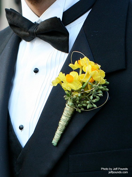 Fun & Bold Yellow Daffodil Spring Boutonniere Flowers Fun & Bold Yellow Daffodil Spring Boutonniere Flowers