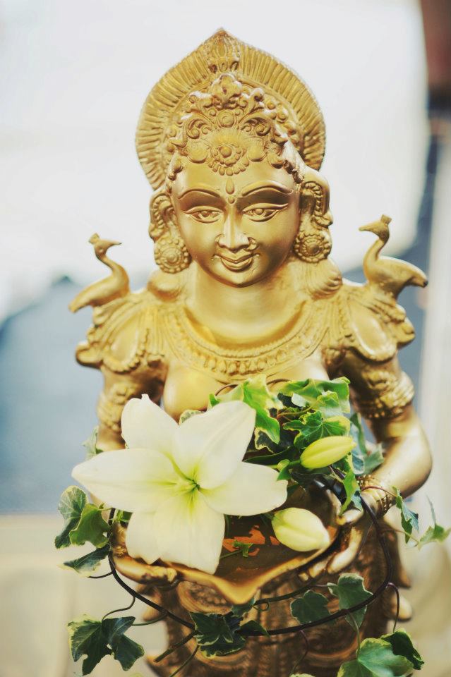 Hindu Wedding Statuary Decor Flowers
