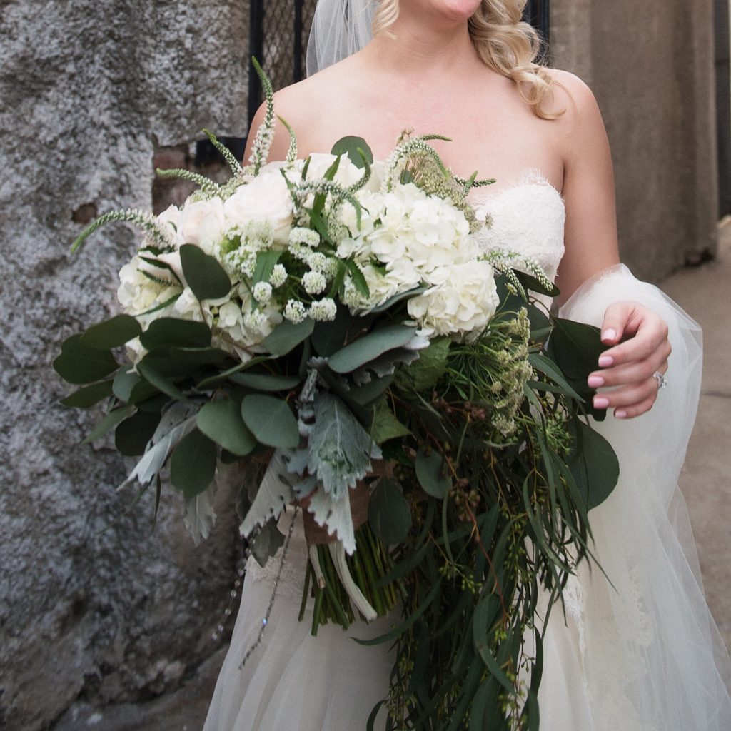 Oversized Cascading Bouquet Of Greenery