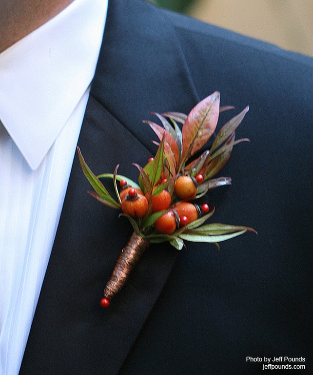 Rose Hip Berry With Nandina Fall Greenery Boutonniere 108kb Rose Hip Berry With Nandina Fall Greenery Boutonniere 108kb