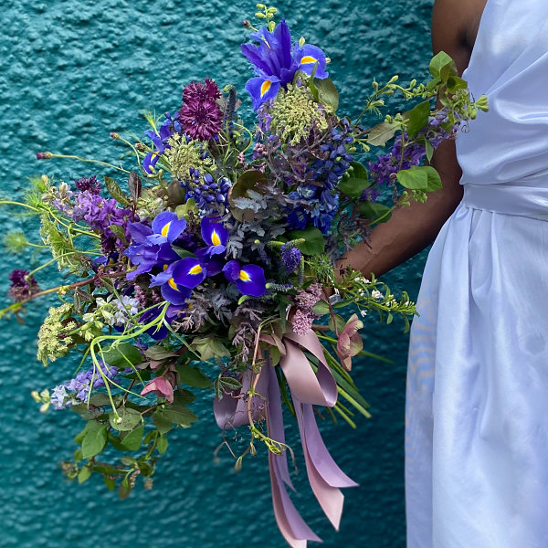 Spring Boho Wedding Bouquet In Blues, Lavenders, And Wine Tones Img 7023 (2) Edited Sq Opt
