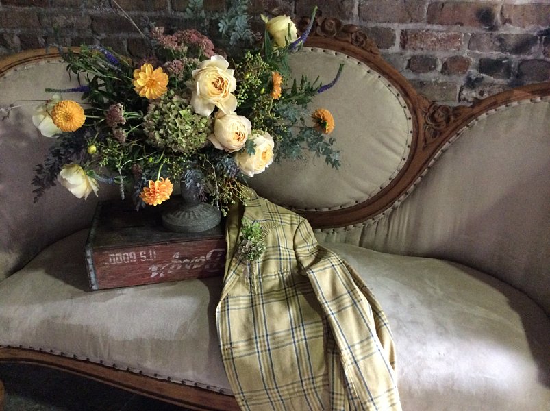 Vintage Boho Dutch Master Style Wedding Flowers And Vintage Sofa & Decor Rental (2) Opt