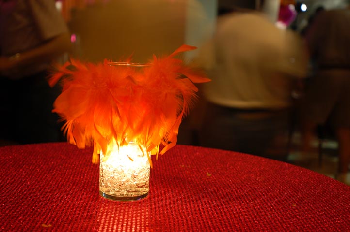 Feather Candle Decor (2)