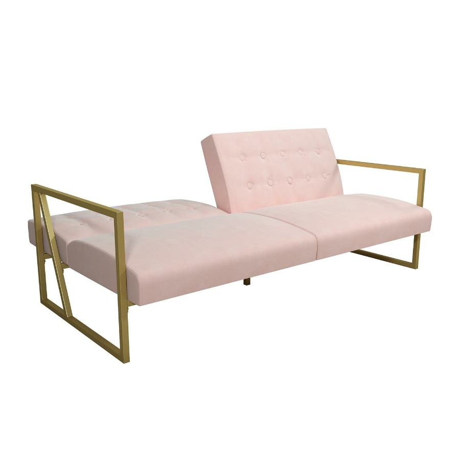 Tufted Pink Lounger