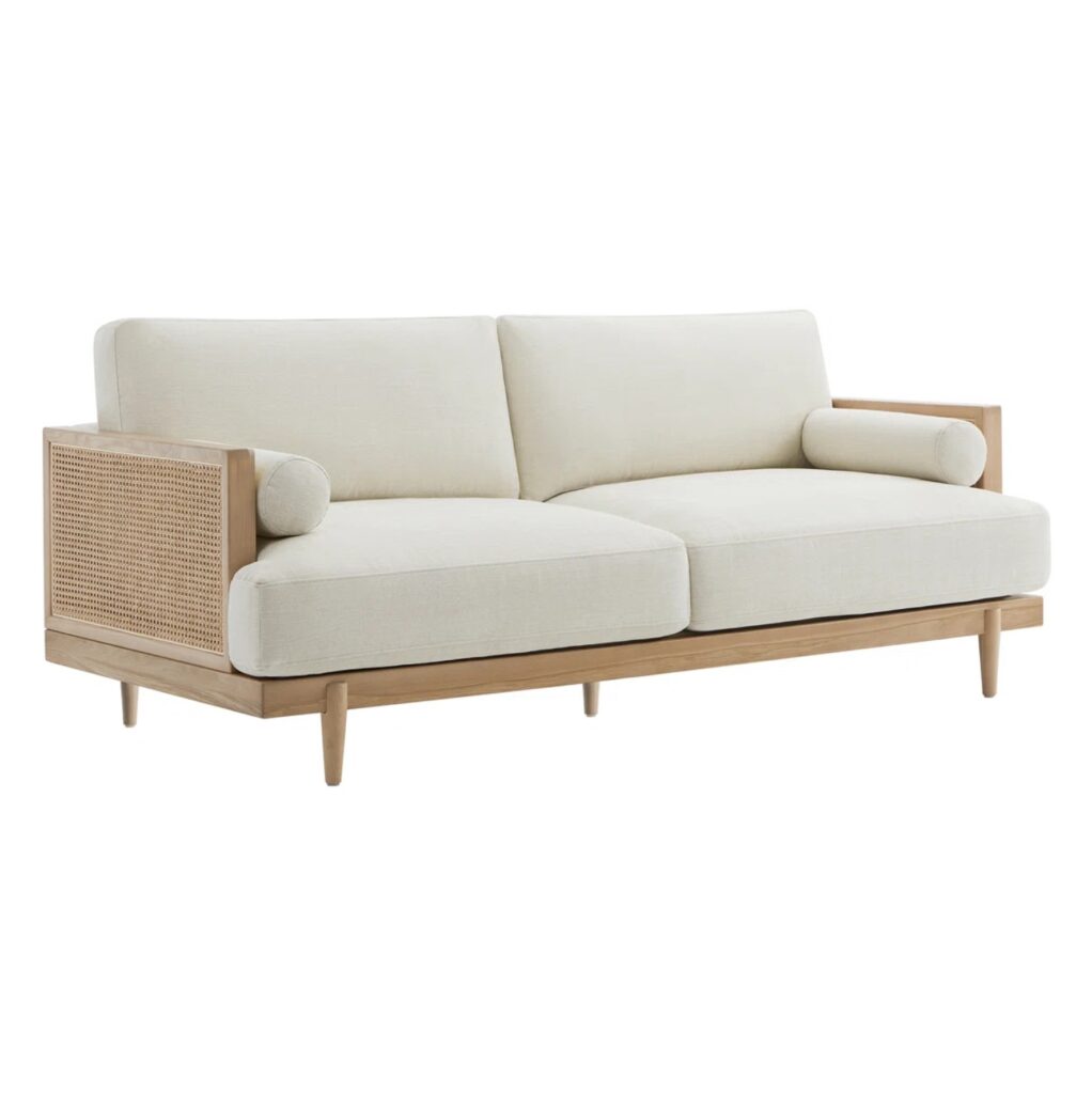 Natural Cane Rattan Overstuffed Lightwood Sofa Jpg 0 Natural Cane Rattan Overstuffed Lightwood Sofa Jpg 0