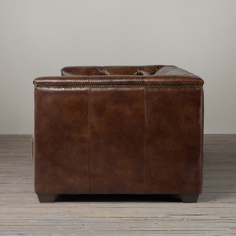 8ft Distressed Brown Leather Chesterfield Savoy Sofa By Restoration Hardware 4 Jpg Edited Jpg 8ft Distressed Brown Leather Chesterfield Savoy Sofa By Restoration Hardware 4 Jpg Edited Jpg