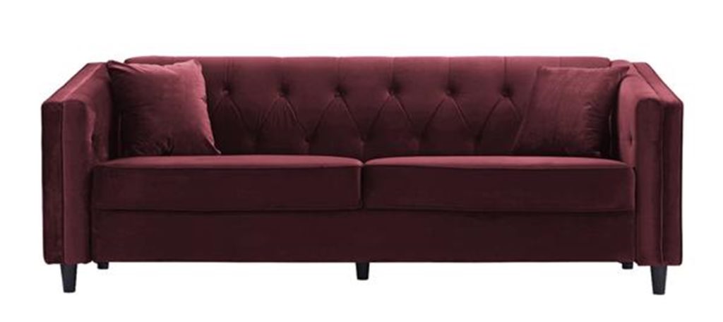 Maroon Button Tufted Velvet Sofa 1024×456 Maroon Button Tufted Velvet Sofa 1024x456