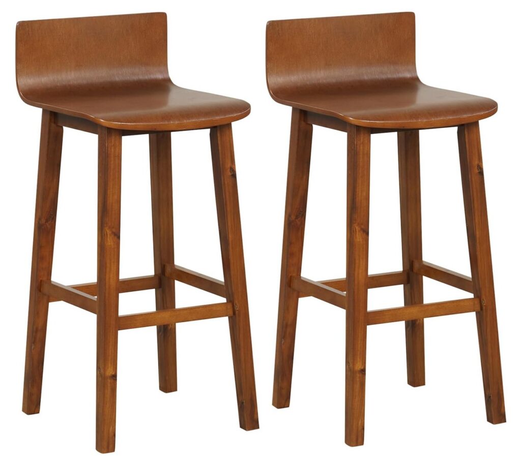 Mid Century Modern Wood Bentwood Bar Stool With Low Rise Back Mcm 1 Mid Century Modern Wood Bentwood Bar Stool With Low Rise Back Mcm 1