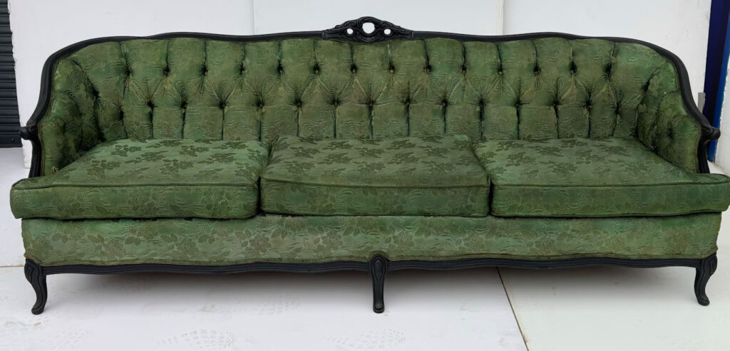 Ebony Antique Sofa Evergreen Smoke Ebony Antique Sofa Evergreen Smoke